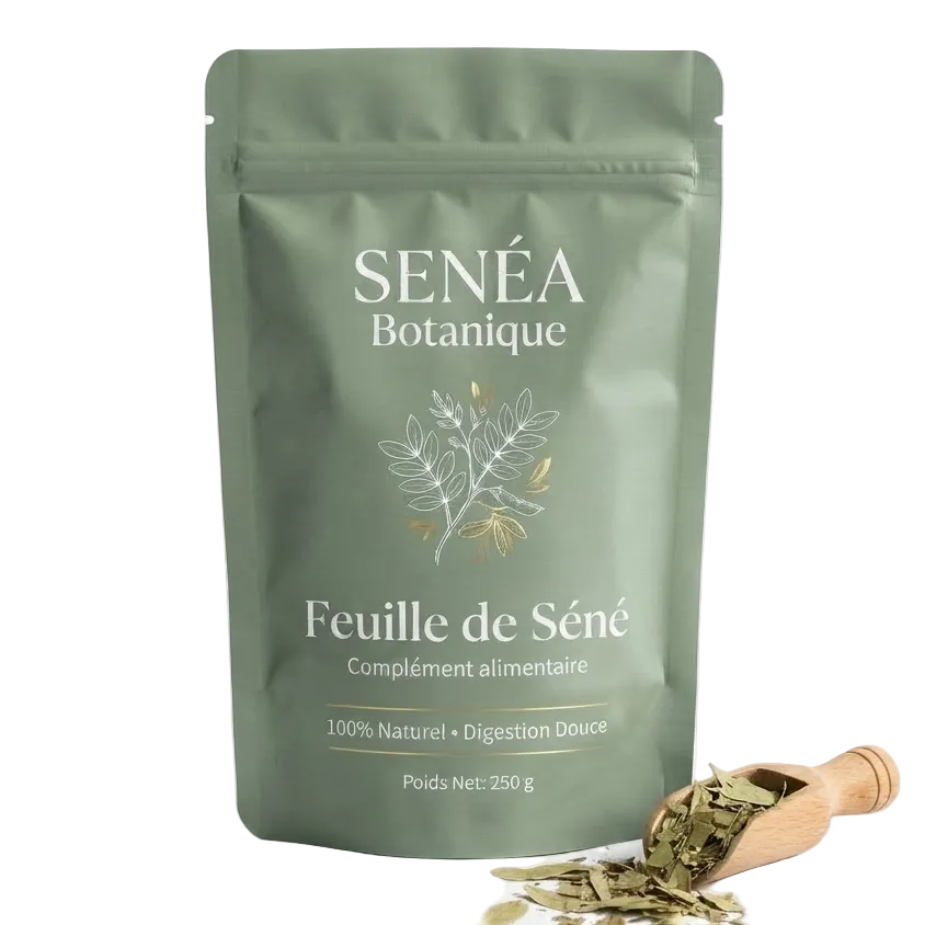 Feuille de Séné 100g SENÉA Botanique — feuilles séchées 100% naturelles pour favoriser le transit intestinal. Qualité premium.