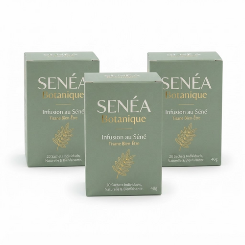 Lot de 3 Tisane Séné Bio SENÉA Botanique - 20 Sachets