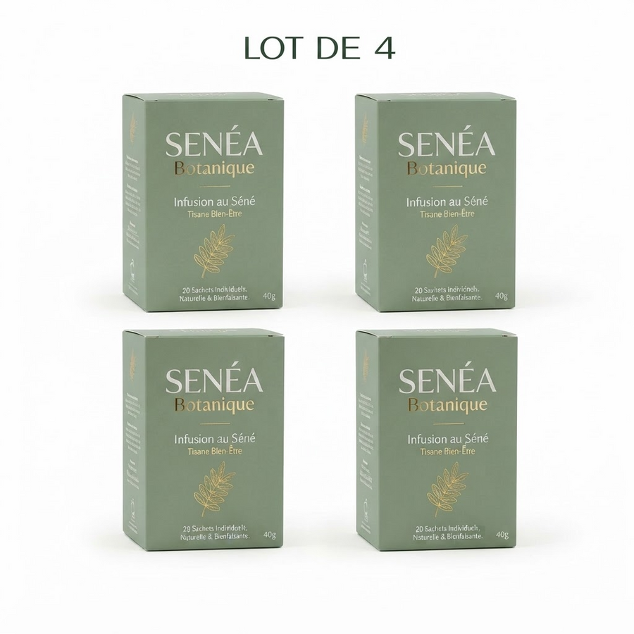Lot de 4 Tisane Séné Bio SENÉA Botanique - 20 Sachets