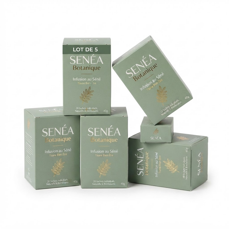 Lot de 5 Tisane Séné Bio SENÉA Botanique - 20 Sachets