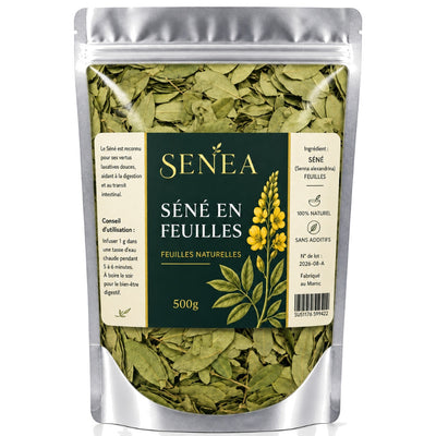 SENÉA Botanique Feuille de Séné - Feuilles séchées 100 g à 500 g — 500 g