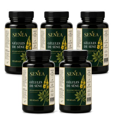SENÉA Botanique Gélules de Séné - 120 capsules végétales de 300 mg — Lot de 5 (600 gélules)