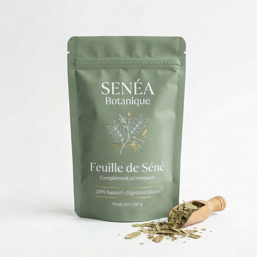 Feuille de Séné 1kg SENÉA Botanique — feuilles séchées 100% naturelles pour favoriser le transit intestinal. Qualité premium.