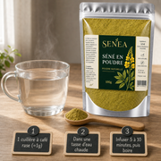 SENÉA Botanique Poudre de Séné – détail du produit | SENÉA Botanique