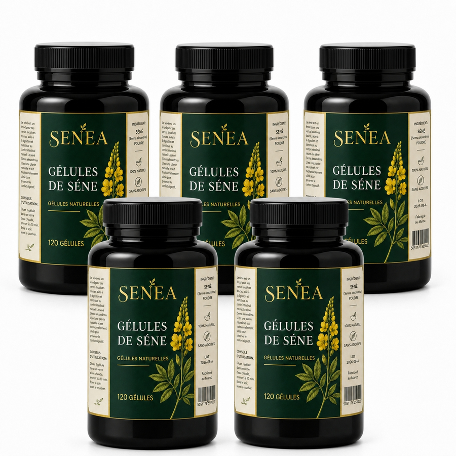 SENÉA Botanique Gélules de Séné - Lot de 5 - 600 capsules végétales de 300 mg