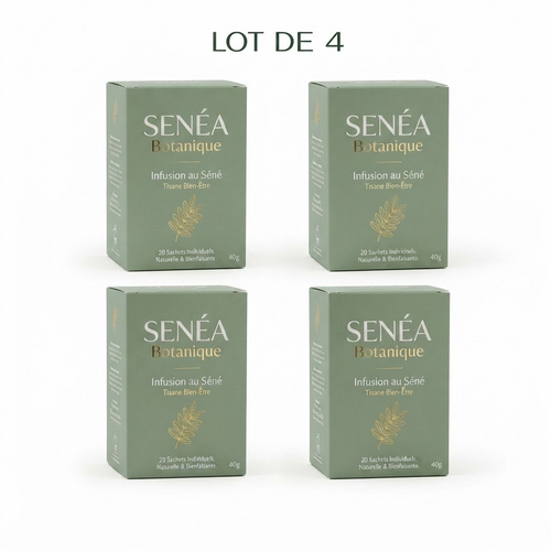 Lot de 4 Tisane Séné Bio SENÉA Botanique - 20 Sachets