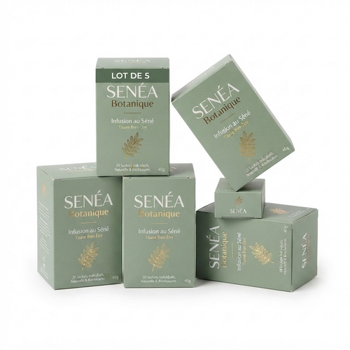 Lot de 5 Tisane Séné Bio SENÉA Botanique - 20 Sachets