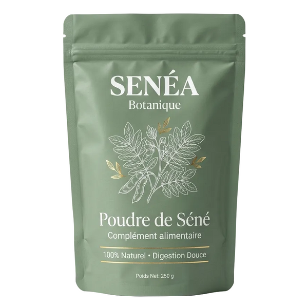 Poudre de Séné Bio 250g SENÉA Botanique - Complément Alimentaire Naturel Digestion Douce - Senna Powder 100% Naturel