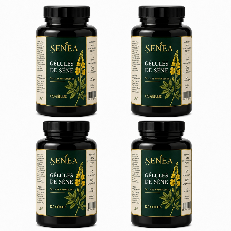 SENÉA Botanique Gélules de Séné - Lot de 4 - 480 capsules végétales de 300 mg