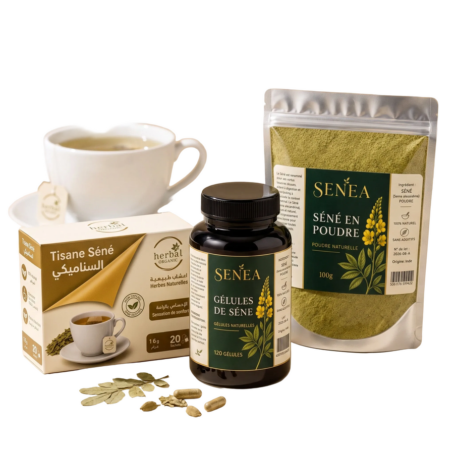 Pack Rituel Séné - 3 formats : gélules, tisane & poudre