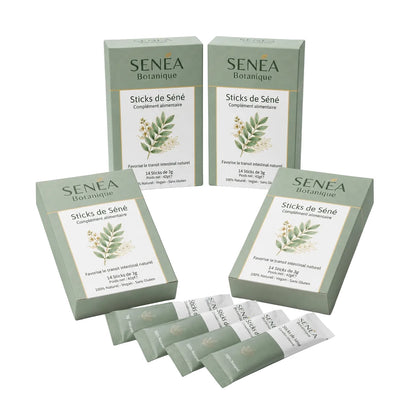 SENÉA Botanique Sticks de Séné - 14 sticks de 3 g - 42 g — Lot de 4 (56 sticks)